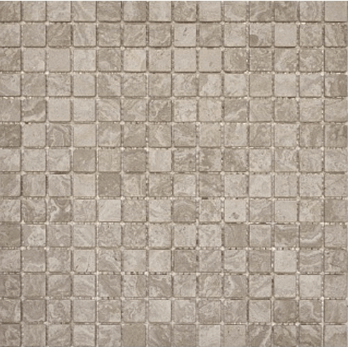 Мозаика Q-Stones QS-102-20T/4, цвет серый, поверхность матовая, квадрат, 305x305