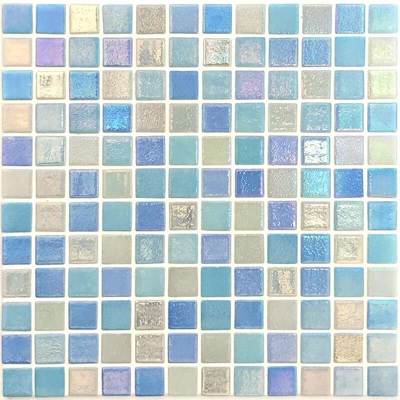 Мозаика Vidrepur Shell Mix 551/552/557, цвет разноцветный, поверхность глянцевая, квадрат, 317x317