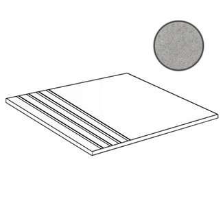 Ступени Alfalux Stone Prints Grigio Step 7266761, цвет серый, поверхность матовая, квадрат, 300x300