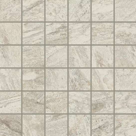 Мозаика Coliseumgres Alpi Bianco Inserto Mosaico 610080000174, цвет белый, поверхность матовая, квадрат, 300x300