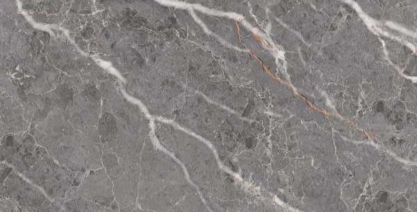 Керамогранит Concor Lava Grey Polished, цвет серый, поверхность полированная, прямоугольник, 600x1200