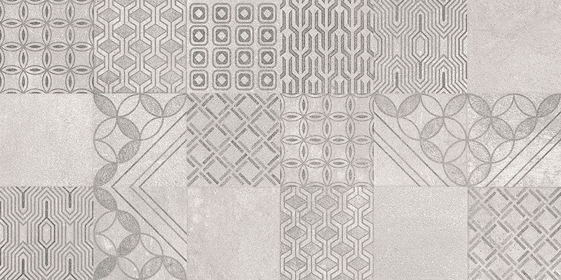 Керамическая плитка Paradyz Harmony Grys Sciana Patchwork, цвет серый, поверхность матовая, прямоугольник, 300x600