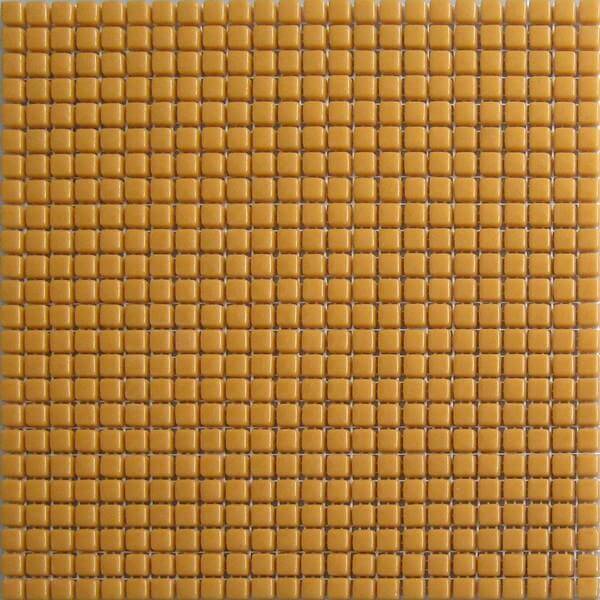 Мозаика Lace Mosaic SS 27, цвет оранжевый, поверхность глянцевая, квадрат, 315x315
