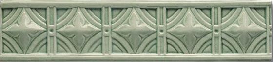 Бордюры Grazia Essenze Neoclassico Felce NEO400, цвет зелёный, поверхность глянцевая, прямоугольник, 60x260