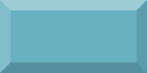 Керамическая плитка Vives Mugat Celeste, цвет голубой, поверхность глянцевая, кабанчик, 100x200
