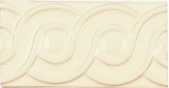 Бордюры Adex ADNE4114 Relieve Clasico Biscuit, цвет бежевый, поверхность глянцевая, прямоугольник, 75x150