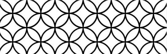 Декоративные элементы Heralgi Patchwork Dec.1 White, цвет чёрно-белый, поверхность глянцевая, прямоугольник, 100x300