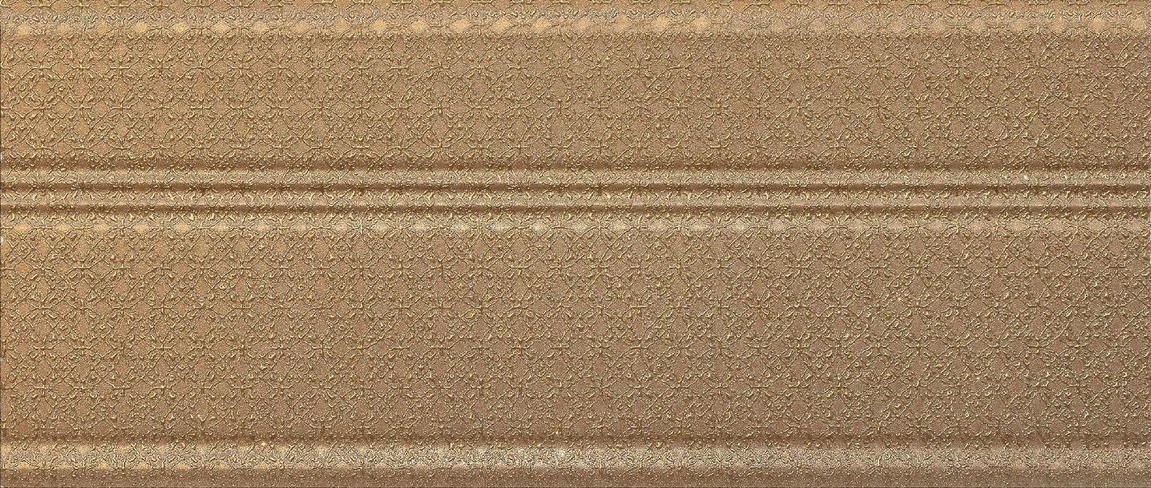 Бордюры Atlantic Tiles Couture Zocalo Passerelle, цвет коричневый, поверхность матовая, прямоугольник, 125x295