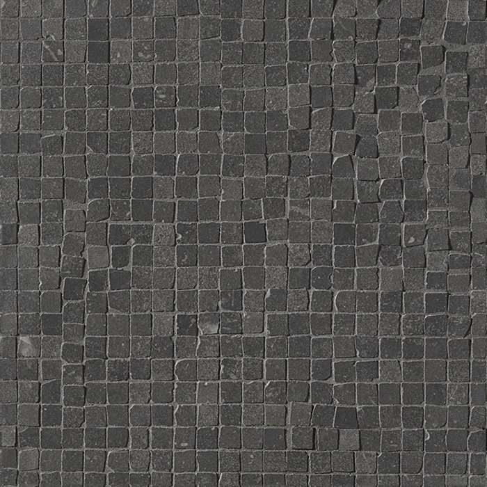 Мозаика Fap Maku Dark Gres Micromosaico Matt fMKI, цвет чёрный тёмный, поверхность матовая, квадрат, 300x300