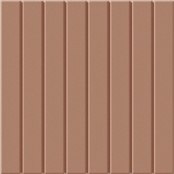 Керамогранит Wow Raster Line S Mud 131378, цвет коричневый, поверхность матовая, квадрат, 150x150