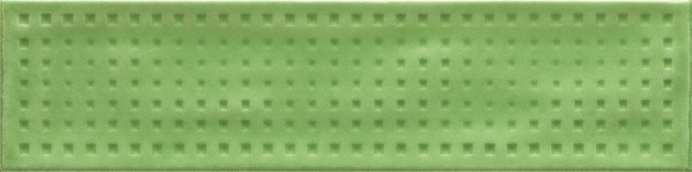 Керамическая плитка Imola SLSH1 73MV, цвет зелёный, поверхность глянцевая, прямоугольник, 75x300