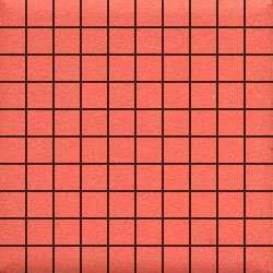 Мозаика Ce.Si Full Body Cripto Su Rete 1x1, цвет розовый, поверхность матовая, квадрат, 300x300