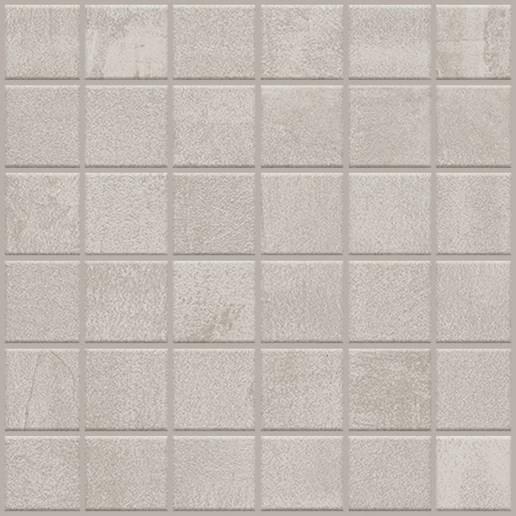 Мозаика Monocibec Thema Steel Mos (4,7X4,7) 92855, цвет серый, поверхность матовая, квадрат, 300x300