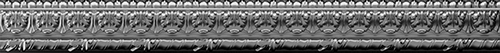 Бордюры Azteca Lis. Fontana Plata, цвет серый, поверхность рельефная, прямоугольник, 30x300