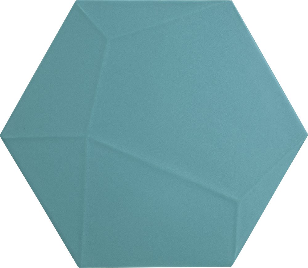 Декоративные элементы Tagina Details Hex Venis Sky 9EF2QHV, цвет синий, поверхность матовая, прямоугольник, 420x364