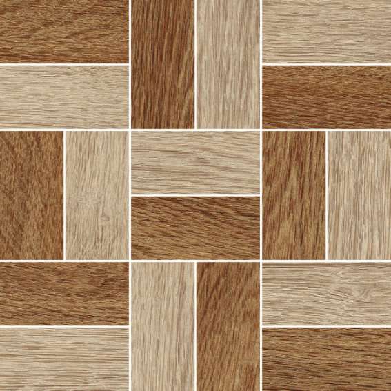 Мозаика Керамин Петрос 4 Мозайка, цвет коричневый, поверхность матовая, квадрат, 300x300