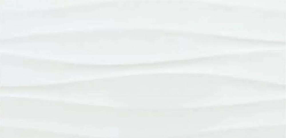 Керамическая плитка Dual Gres Sweet Waves White, цвет белый, поверхность матовая, прямоугольник, 300x600