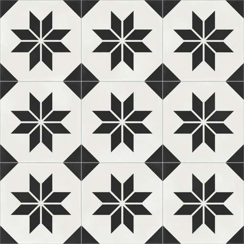 Керамогранит Aparici Vienna Belvedere Natural, цвет чёрно-белый, поверхность матовая, квадрат, 592x592