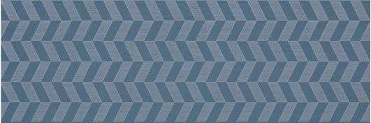 Декоративные элементы Supergres Melody Blue Decoro Geometrico MBDG, цвет синий, поверхность глянцевая, прямоугольник, 250x750