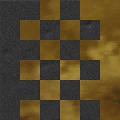 Декоративные элементы Vives Filippo Soul Sancy Grafito Oro, цвет чёрный золотой, поверхность матовая, квадрат, 200x200
