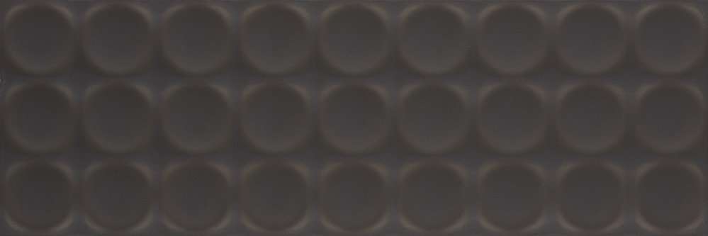 Декоративные элементы Serra Flavia Anthracite Circle Decor, цвет чёрный, поверхность глянцевая, прямоугольник, 300x900