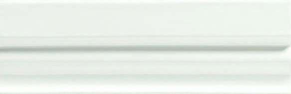 Бордюры Grazia Vintage Finale White FIV1, цвет белый, поверхность глянцевая, прямоугольник, 65x200