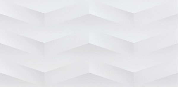 Керамическая плитка Dual Gres Spikes Modus White, цвет белый, поверхность глянцевая, прямоугольник, 300x600