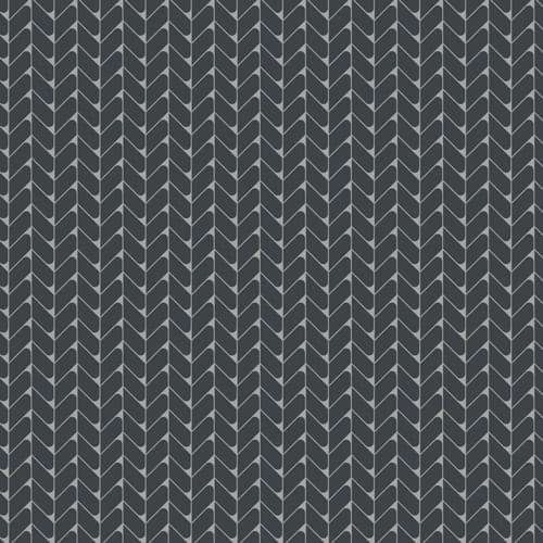 Керамогранит Mutina Tape Mesh Black Reta42, цвет чёрный, поверхность матовая рельефная, квадрат, 205x205
