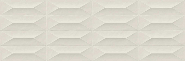 Керамическая плитка Marazzi Italy Colorplay Cream Struttura Cabochon 3D Rett M4KR, цвет белый, поверхность матовая 3d (объёмная), прямоугольник, 300x900