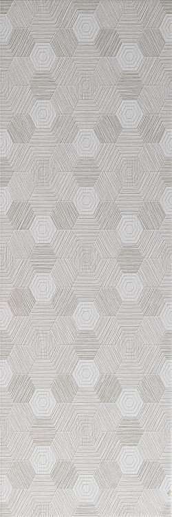 Керамическая плитка El Molino Venecia Decor Geo Gris, цвет серый, поверхность матовая, прямоугольник, 250x750