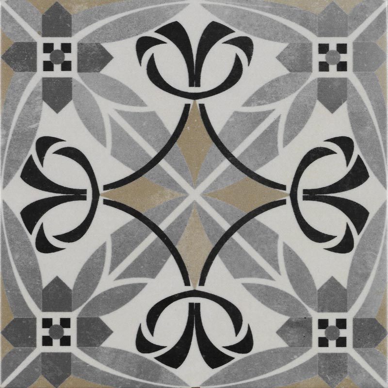 Керамогранит Pamesa Art Sysley, цвет серый, поверхность матовая, квадрат, 223x223