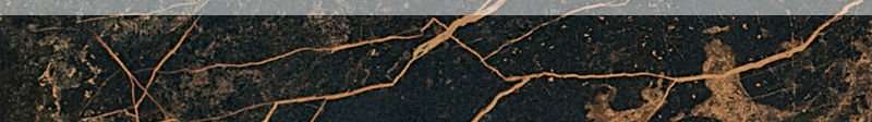 Бордюры Versace Marble Batt Mol Nero 240593, цвет чёрный, поверхность лаппатированная, прямоугольник, 80x585
