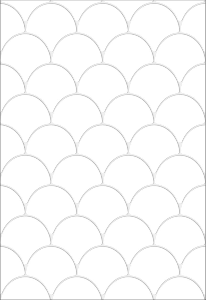 Керамическая плитка Керамин Мальта 7, цвет белый, поверхность глянцевая, прямоугольник, 275x400
