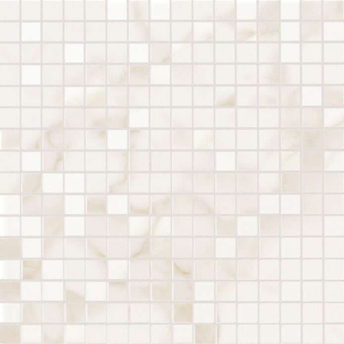 Мозаика Fap Roma Diamond Calacatta Brillante Mos., цвет белый, поверхность глянцевая, квадрат, 305x305