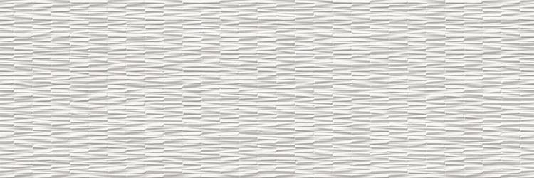 Керамическая плитка Ragno Resina Bianco Struttura Wall 3D Rett R79E, цвет белый, поверхность структурированная 3d (объёмная), прямоугольник, 400x1200