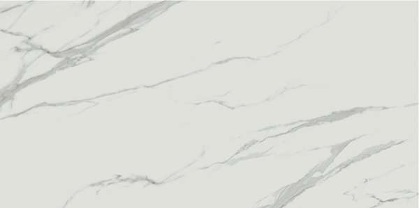 Керамогранит Dom Majestic Calacatta Rett Lux, цвет белый, поверхность лаппатированная, прямоугольник, 750x1500