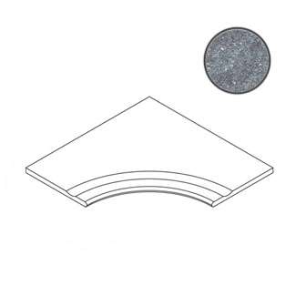 Спецэлементы Italon Genesis Silver Bordo Svasato Angolare Round 30 620090000603, цвет серый, поверхность матовая, квадрат, 600x600