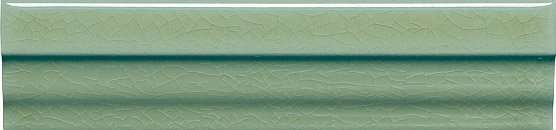 Бордюры Adex ADMO5222 Cornisa Clasica C/C Verde Claro, цвет зелёный, поверхность глянцевая, прямоугольник, 35x150