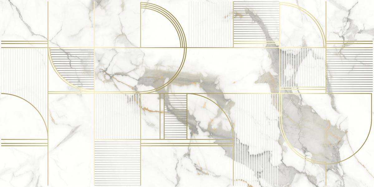 Декоративные элементы Laparet Laurel Белый 04-01-1-18-03-00-3608-1, цвет белый, поверхность глянцевая, прямоугольник, 300x600