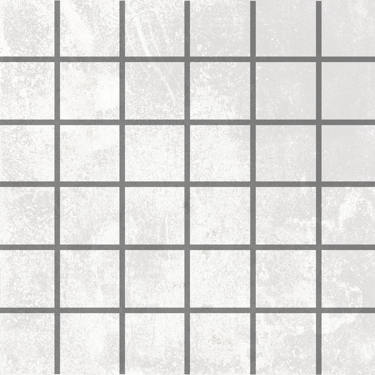 Мозаика Alfalux Crossover White Mos. 7279801, цвет серый, поверхность матовая, квадрат, 300x300