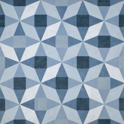 Декоративные элементы Heralgi Tempo Era Blue, цвет голубой, поверхность матовая, квадрат, 200x200