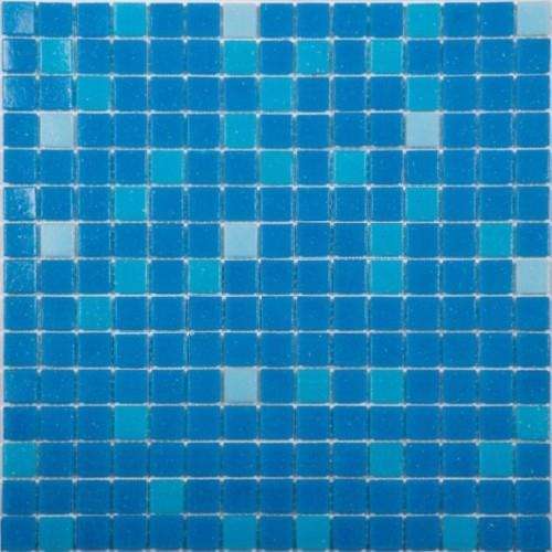 Мозаика NS Mosaic COV09-1, цвет голубой, поверхность глянцевая, квадрат, 327x327