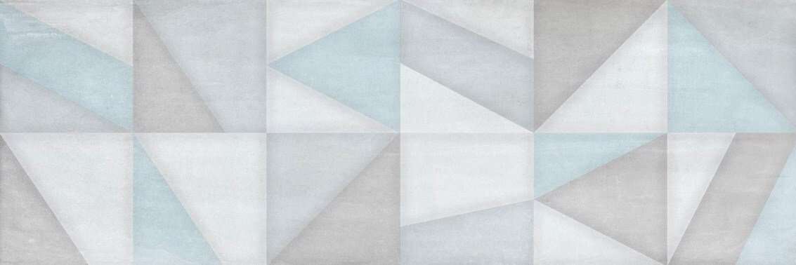 Декоративные элементы Cifre Titan Decor White, цвет серый, поверхность глянцевая, прямоугольник, 300x900
