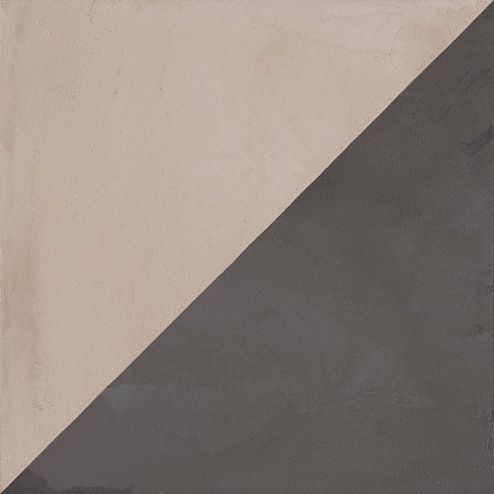 Керамогранит Marca Corona Terra Triangolo Vers. F 0376, цвет серый, поверхность матовая, квадрат, 200x200