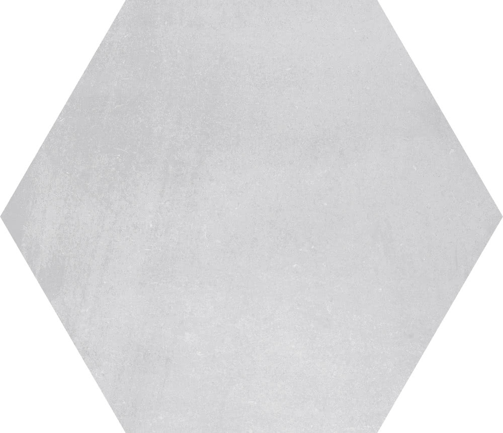 Керамогранит Geotiles Starkhex Argent, цвет серый, поверхность матовая, прямоугольник, 258x290
