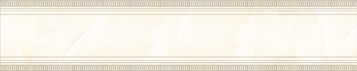 Бордюры Eurotile Lolita Border 381, цвет бежевый, поверхность глянцевая, прямоугольник, 80x400
