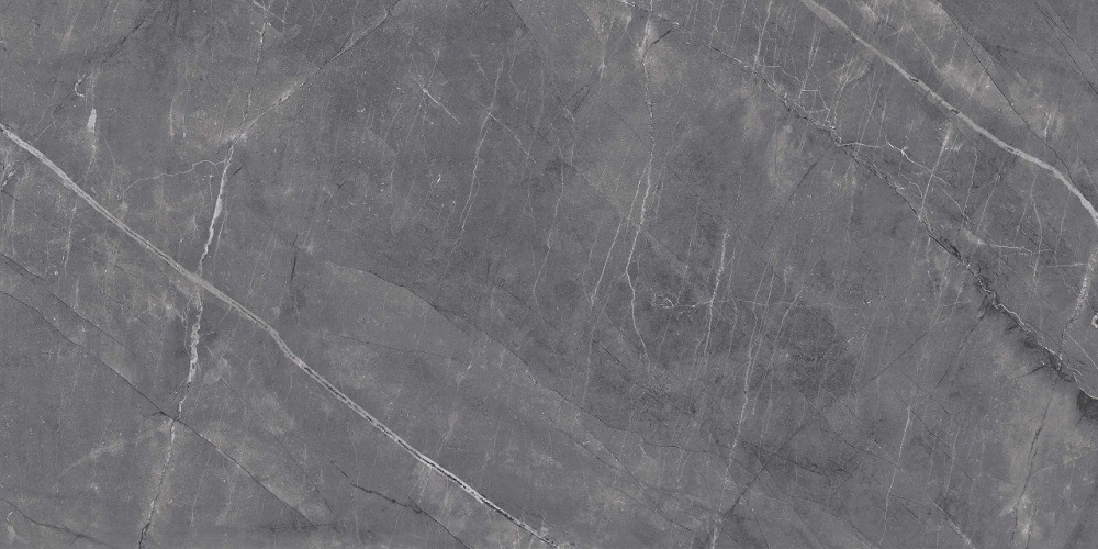 Керамогранит Realistik Nature Pulpis Dark Grey, цвет серый тёмный, поверхность полированная, прямоугольник, 600x1200