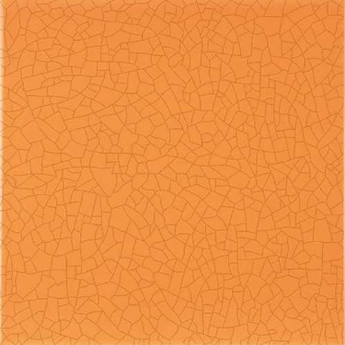 Керамическая плитка Glazurker Catalonia Craquele Orange, цвет оранжевый, поверхность глянцевая, квадрат, 200x200