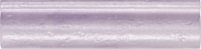 Бордюры Alta London Viola, цвет фиолетовый, поверхность матовая, прямоугольник, 50x200