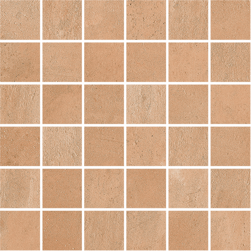 Мозаика Vives Mojacar Mosaico Cuero Antideslizante, цвет коричневый, поверхность матовая противоскользящая, квадрат, 300x300